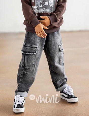 Mash Mnie soft denim barrel kapsáče black