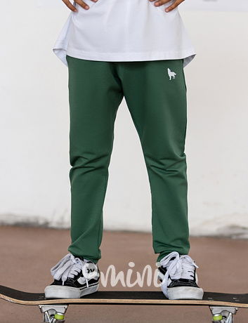 Mash Mnie basic tepláky WOLF green