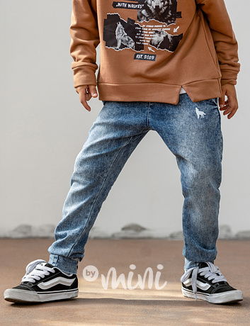 Mash Mnie soft blue denim jeans WOLF