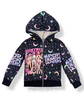 Demon Hunters zateplená mikina na zip NIGHT