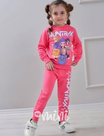 Huntrix tepláková souprava deep pink
