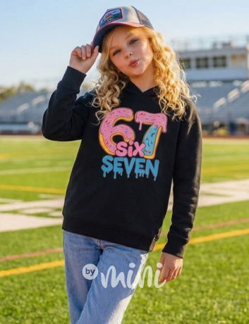 Six Seven mikina černá