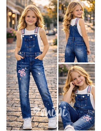 Stretch jeans lacláče se zdobením