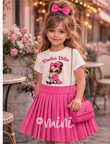 Dolce vita šaty s kabelkou