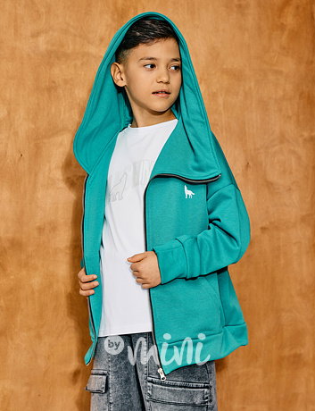 Mash Mnie asymetrická mikina emerald