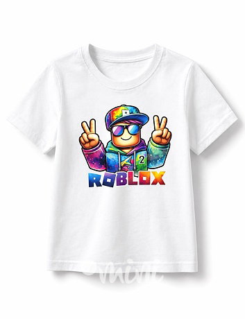 Roblox triko PEACE bílé