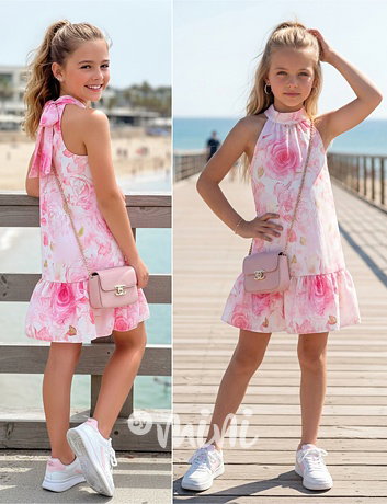 Mini chic šaty Roses
