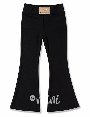 Stretch fashion zvonáče černé