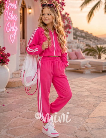 Bavlněná sporty souprava pink