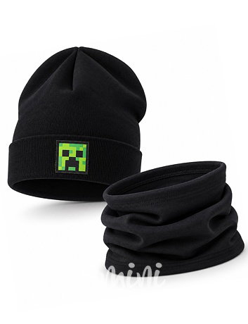 Minecraft čepice + nákrčník