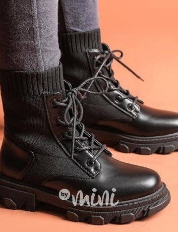 Boots short černé