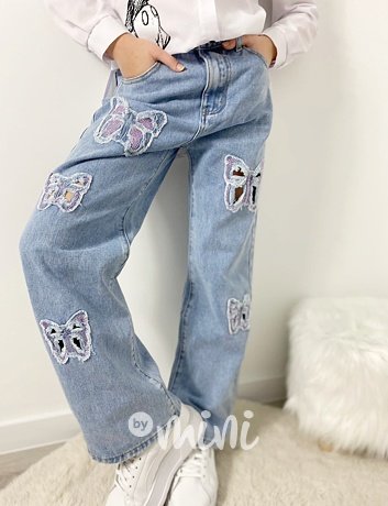 Fashion jeans Butterfly