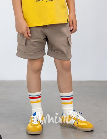 All for kids kraťasy s kapsami beige