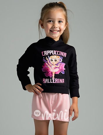 Ballerina Cappuccina mikina černá