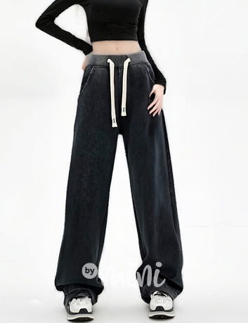 Lounge cotton denim kalhoty