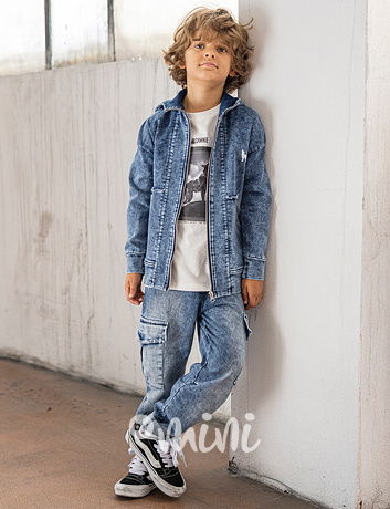 Mash Mnie soft denim barrel kapsáče blue