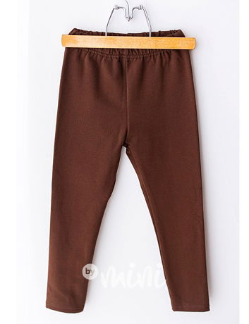 Lily Grey zateplené legíny chocolate