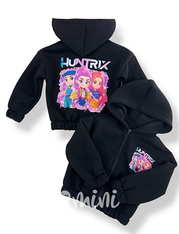 Huntrix silně zateplená mikina černá