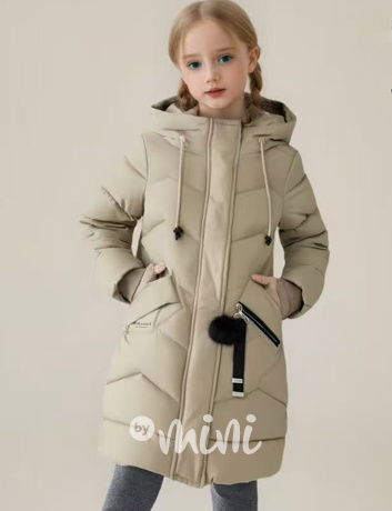 Zimní kabát Lily béžový