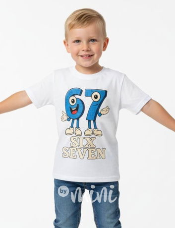 Six Seven triko bílé