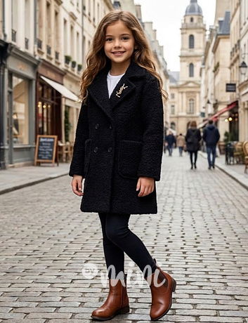 Alpaka kabátek SAINT černý