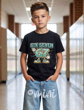 Six Seven triko černé