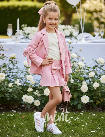 Elegant mašličkový set PINK