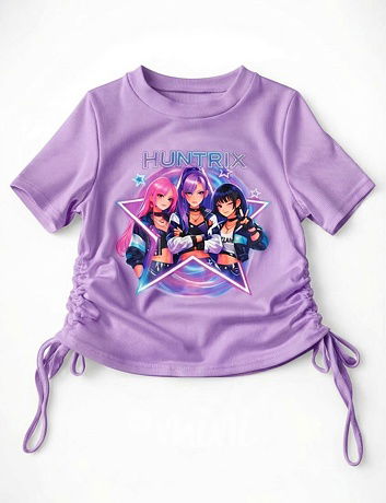Huntrix lila blůzka na stahování