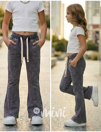 Acid wash antracit zvonáče s kamínky