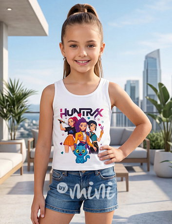 Huntrix tílko bílé