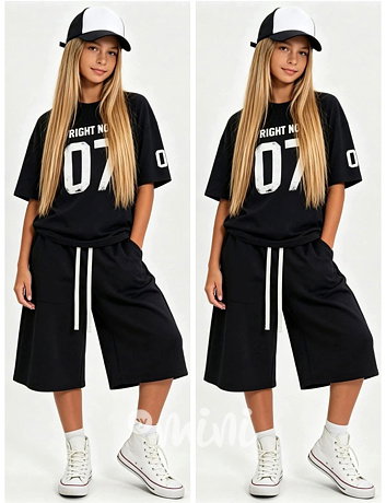 Volné urban streetwear 3/4ky