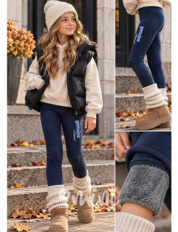 THERMO denim legíny Genuine