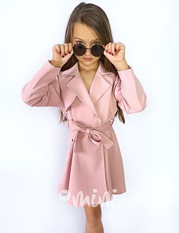 Jarní kabátek/šaty pink