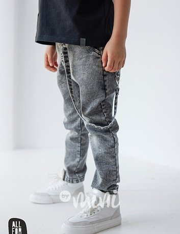 All for kids jeansy s laclem ice black