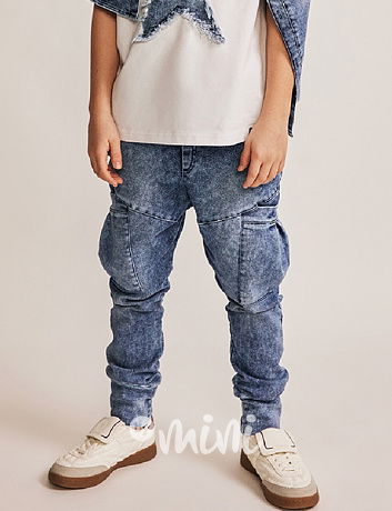 All for kids soft denim kapsáče blue