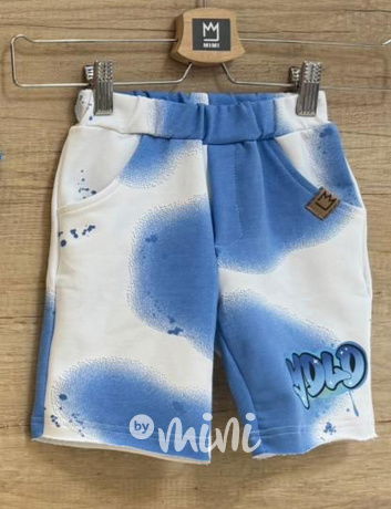 YOLO kraťasy blue splash