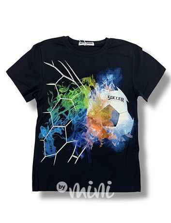 SOCCER triko black/blue