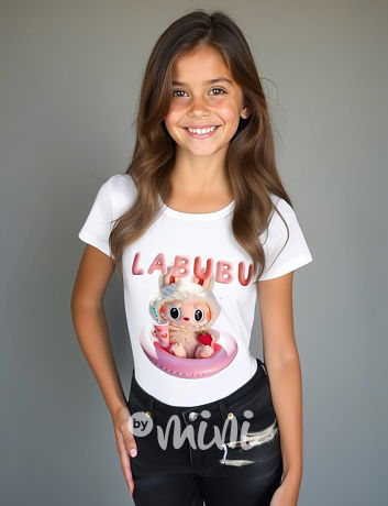 Labubu triko SWIM bílé