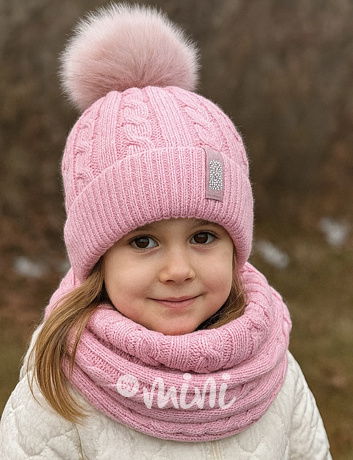 SUPER TERMO kulich + maxi nákrčník PINK