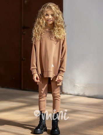 Mash Mnie mikinová tunika brick shade
