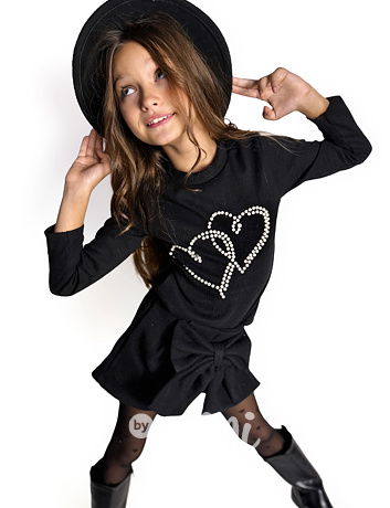 HEARTS teplá blůzka s perličkami