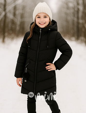 Zimní kabát Lily černý