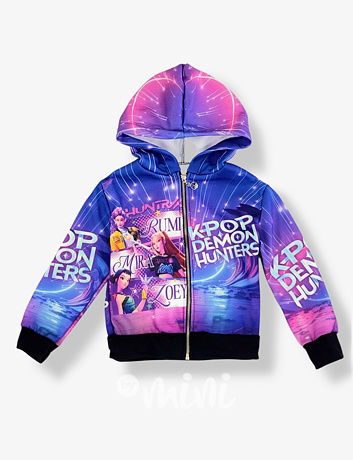 Demon Hunters zateplená mikina na zip