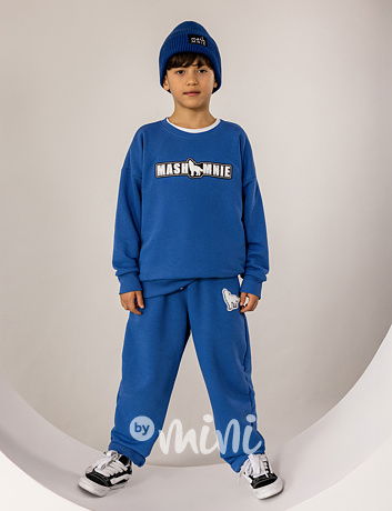 Mash Mnie volné tepláky modré