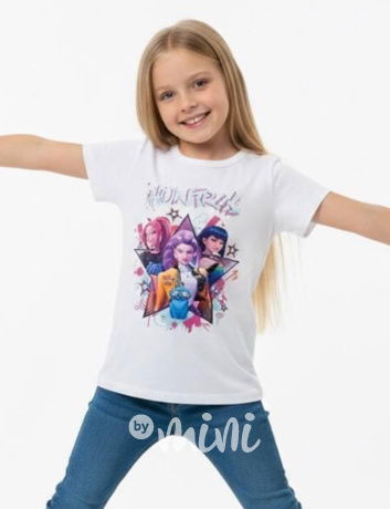 Huntrix triko bílé