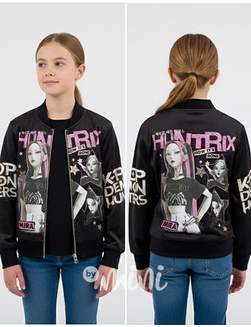 Demon Hunters soft velur mikina MIRA