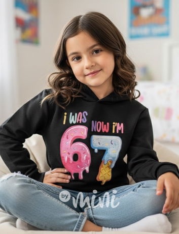 Six Seven mikina černá