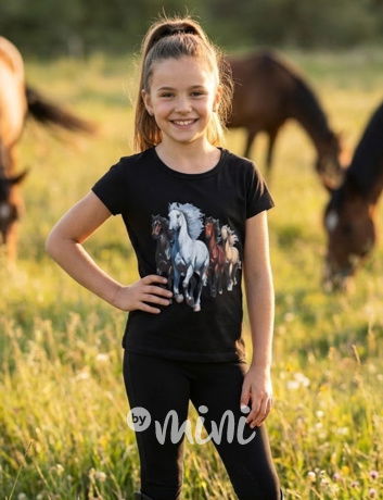 Horse triko černé