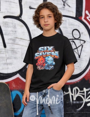 Six Seven triko černé