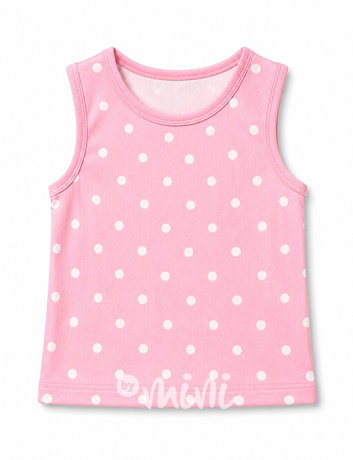 Puntíkaté tílko pink
